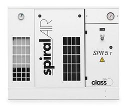 Ölfreier Scrollverdichter (ISO 8573-1 Klasse 0) - Spiral AIR SPR5T - von Mark Compressors (Frontansicht)