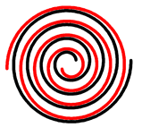 Scollverdichter, Scrollkompressor (Animation von Wikipedia) Scollverdichter, Scrollkompressor (Animation von Wikipedia)