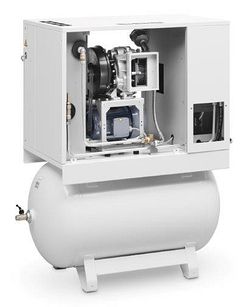 Ölfreier Scrollverdichter (ISO 8573-1 Klasse 0) - Spiral AIR SPR5T - von Mark Compressors (Rückansicht)